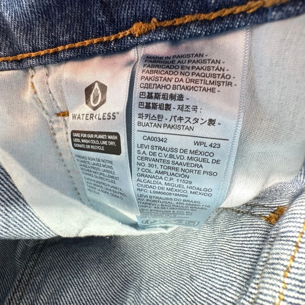 Levis 94 Baggy‎ Jeans Mens 32 Denim Cargo Carpenter Pockets Drawstring Pants